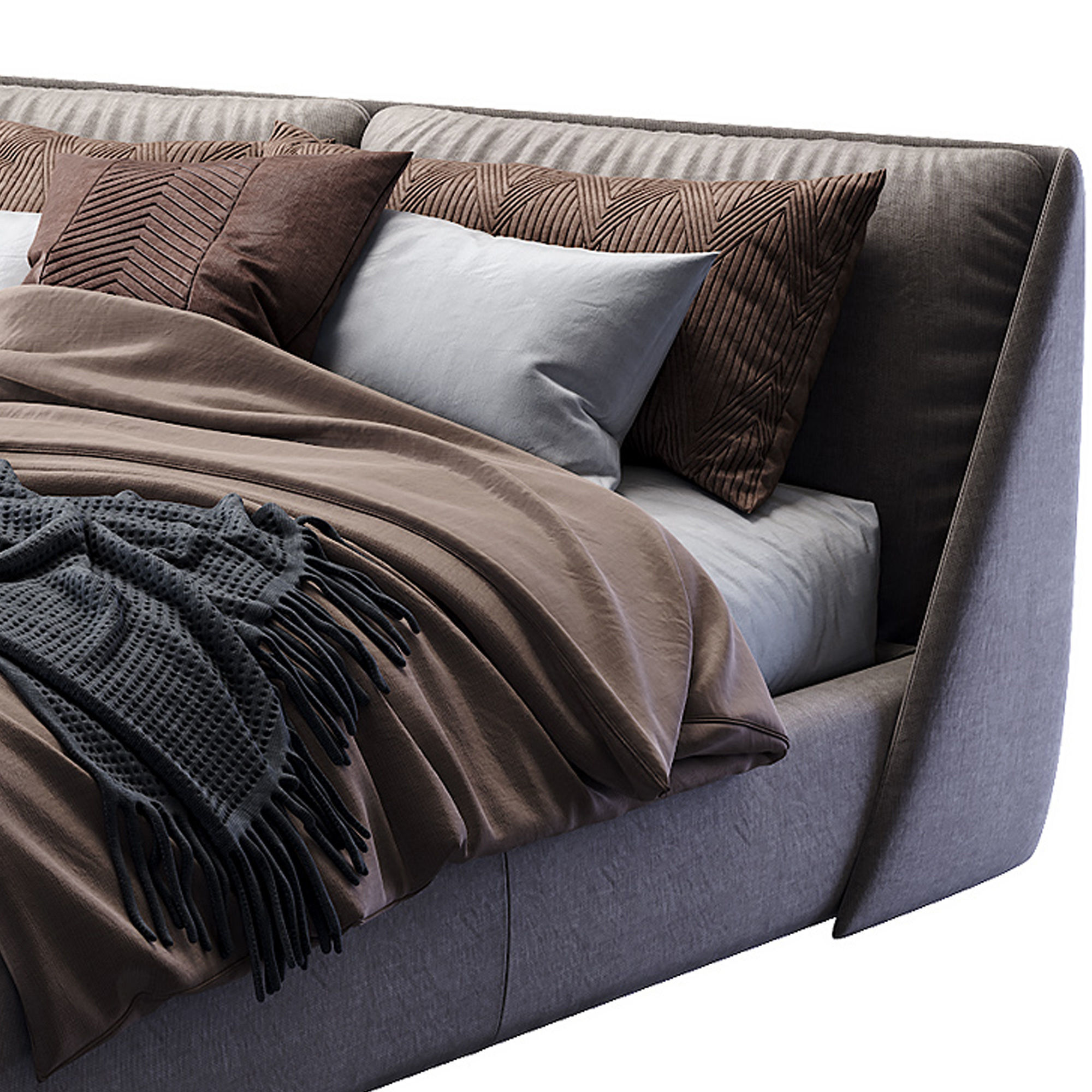 Alivar bed LAGOON 3D model_4