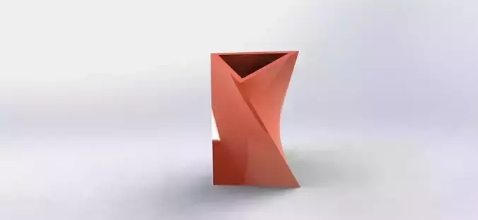 Decorative Flower Pot 21  3D print model