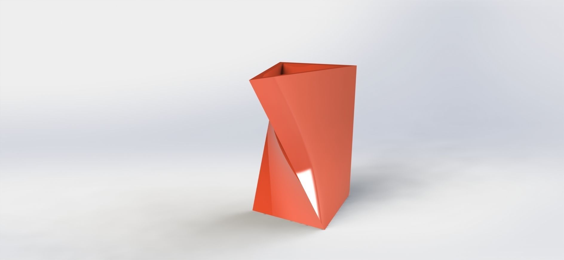 Decorative Flower Pot 21  3D print model_3