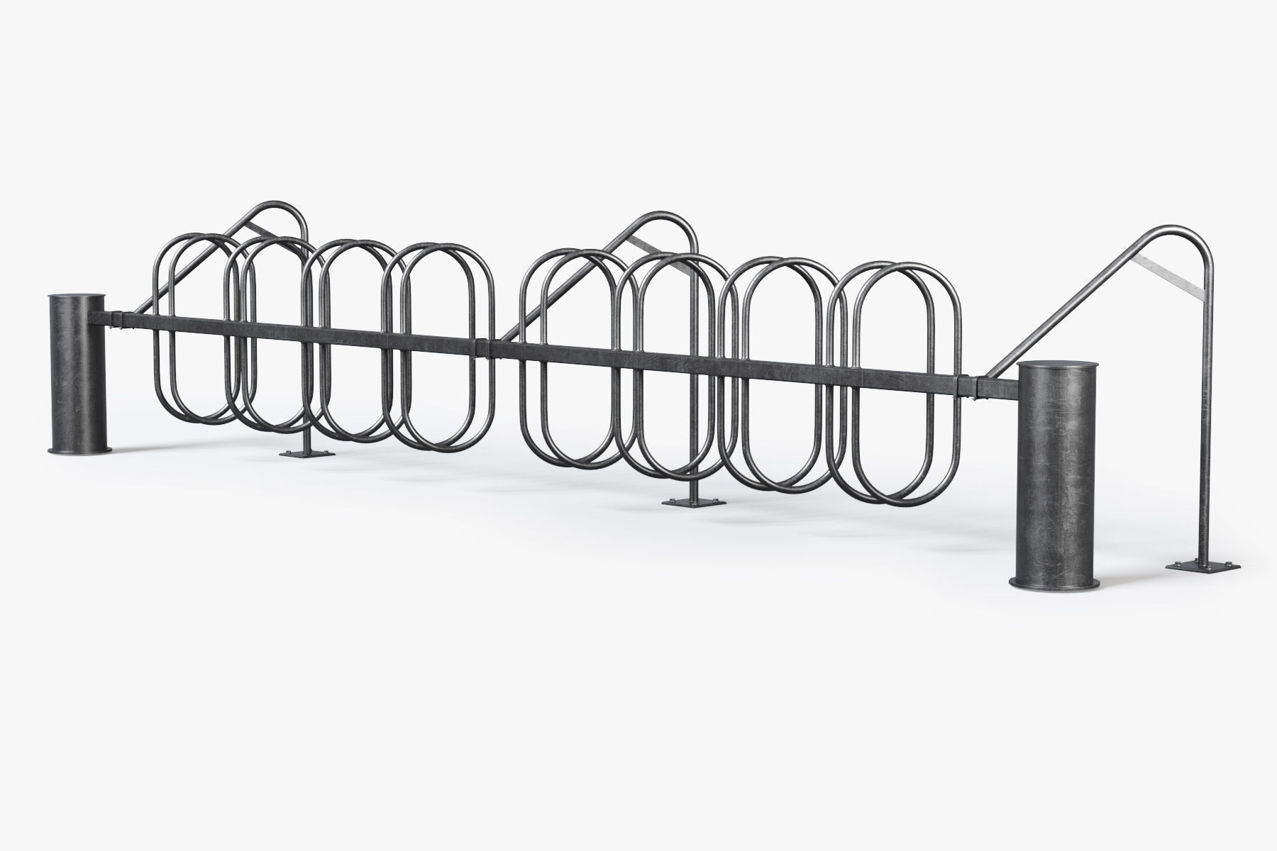 Bicycle Parking 3D model_2