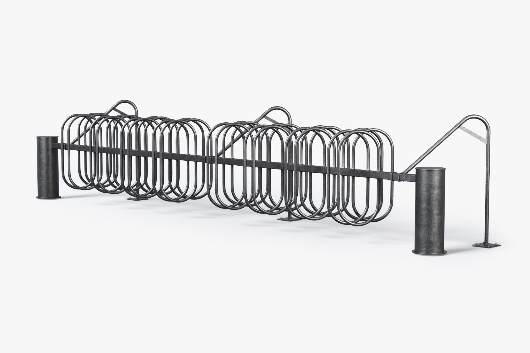 Bicycle Parking 3D model_1