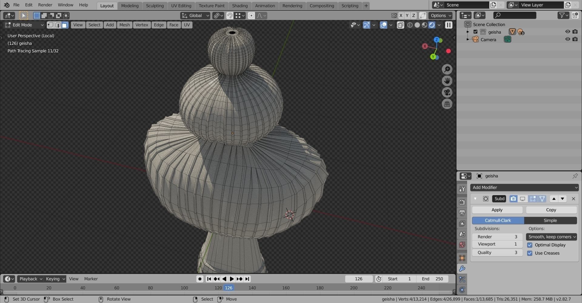 Geisha by Jonathan Adler 3D print model_19