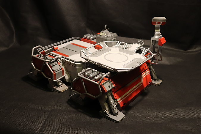 Halo base inspired by Halo Wars game  3D print model