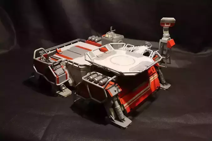 Halo base inspired by Halo Wars game  3D print model