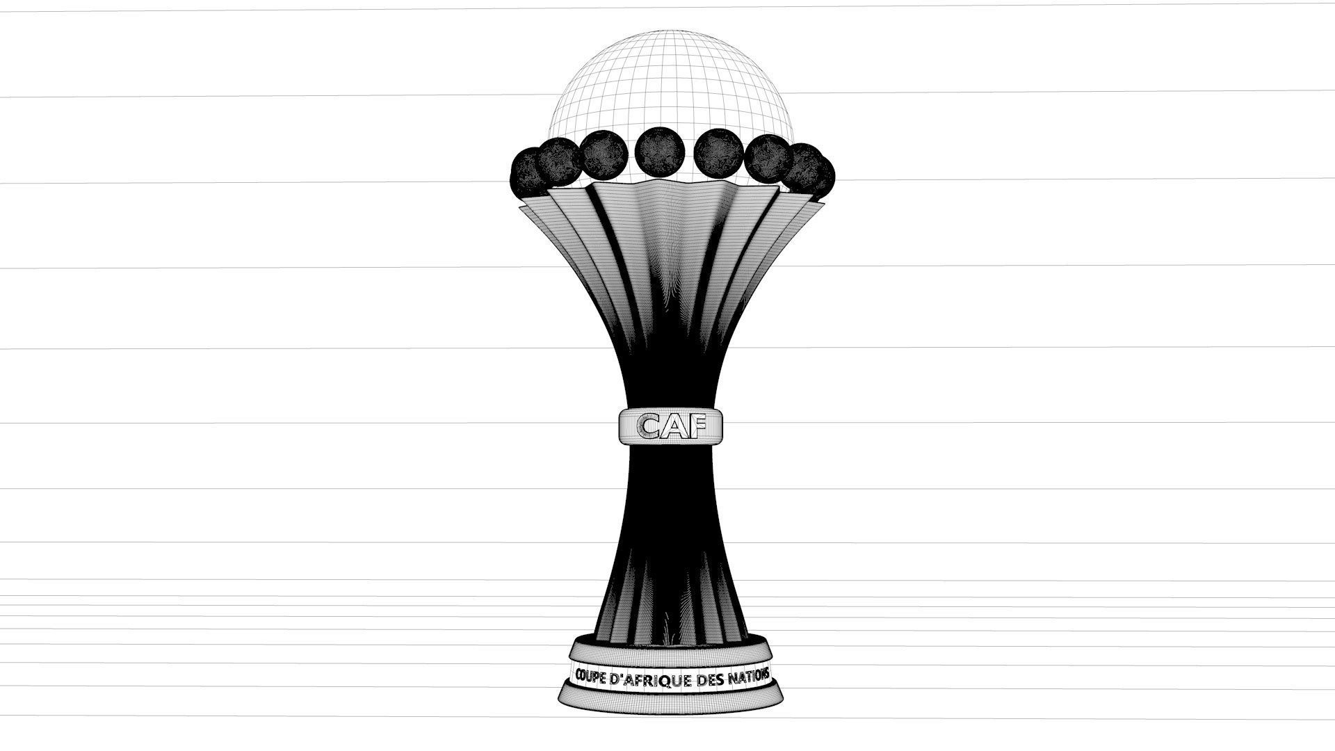 Africa Cup of Nations CAF Champions Trophy 3D model CGTrader