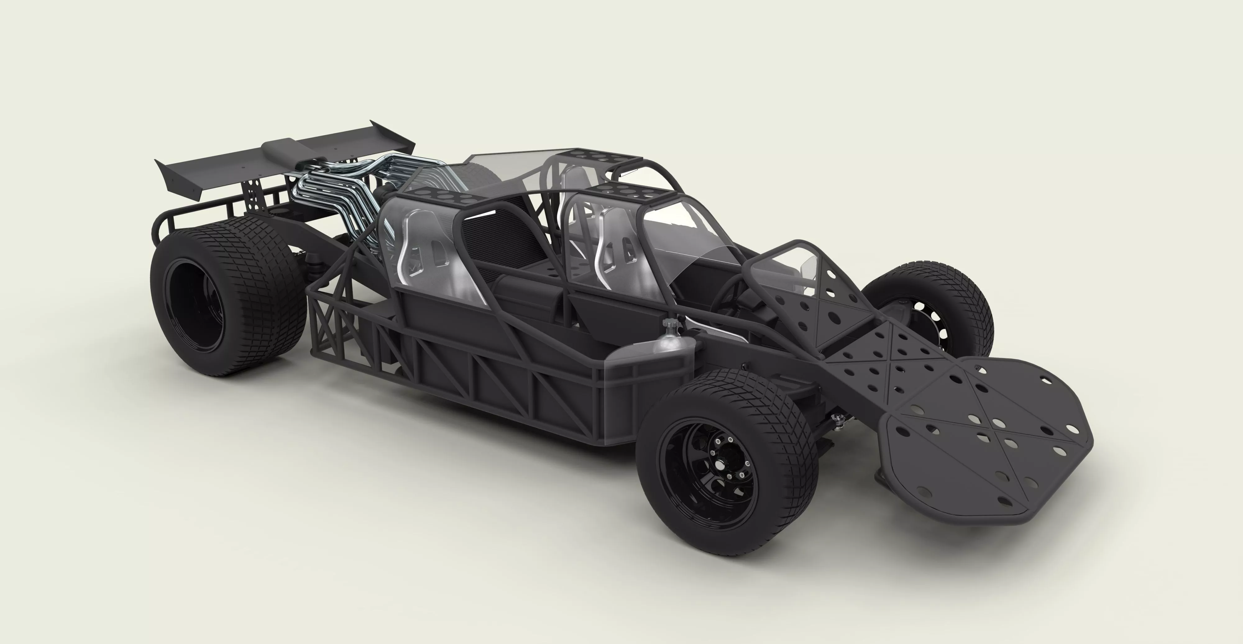 Flip car 3D model