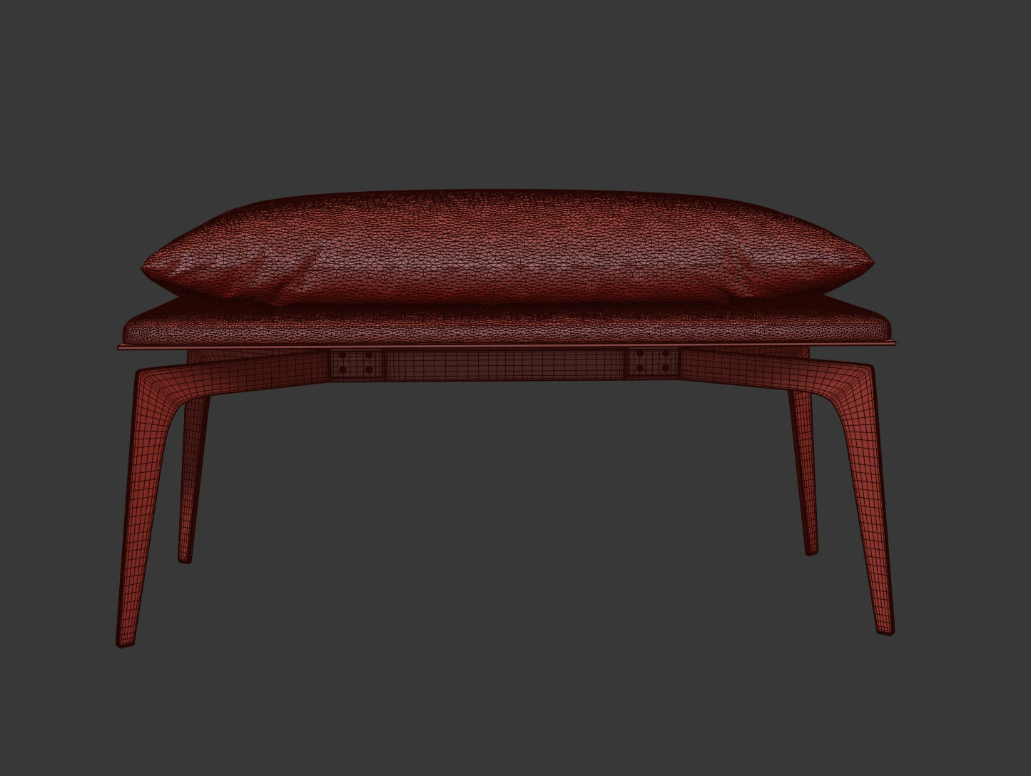 Prong bench  3D model_7