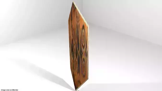 Personal Armor Shield - Native Dayak 3D model
