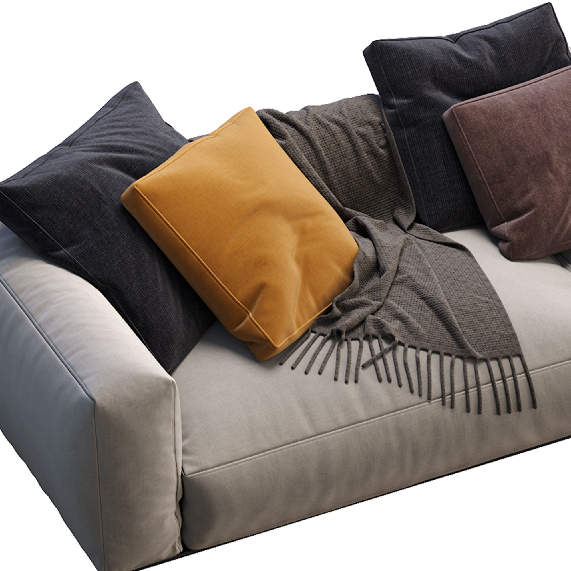 Flexform Sofa GRANDEMARE 3D model_4
