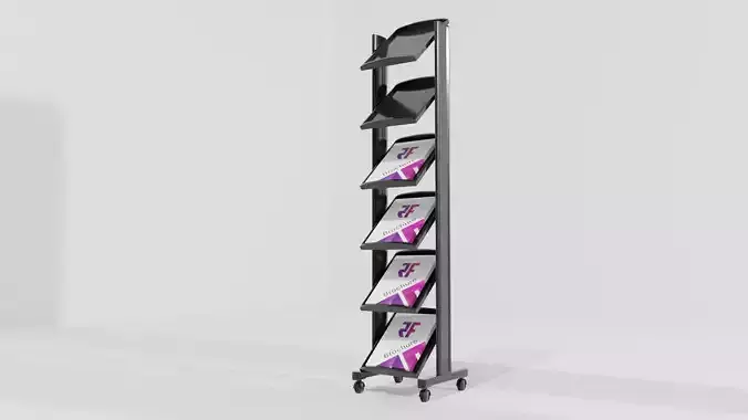 Journal Brochure Leaflet Flyer Magazine Folding Stand Holder