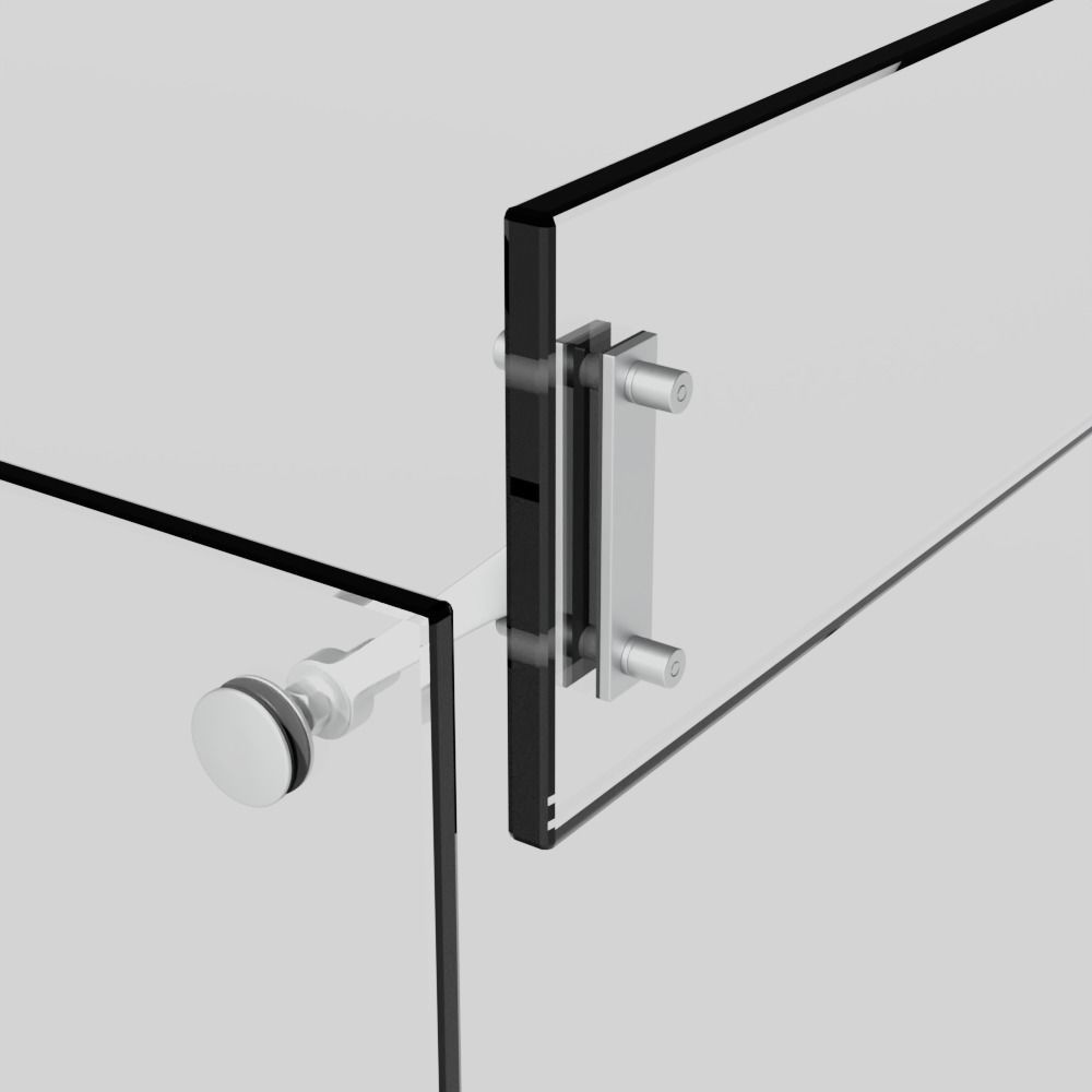 Curtain Wall Spider Fittings Assets for Blender 3D model_5