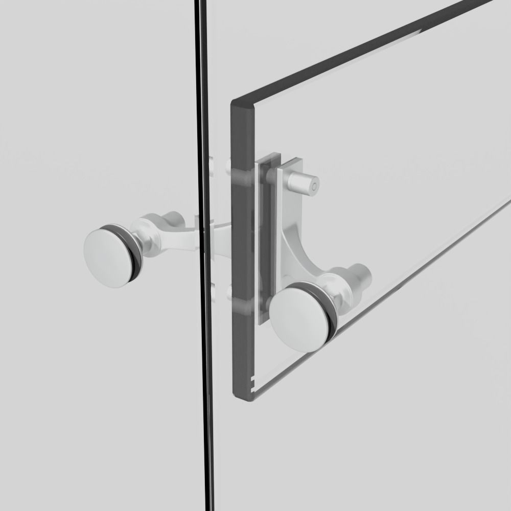 Curtain Wall Spider Fittings Assets for Blender 3D model_1