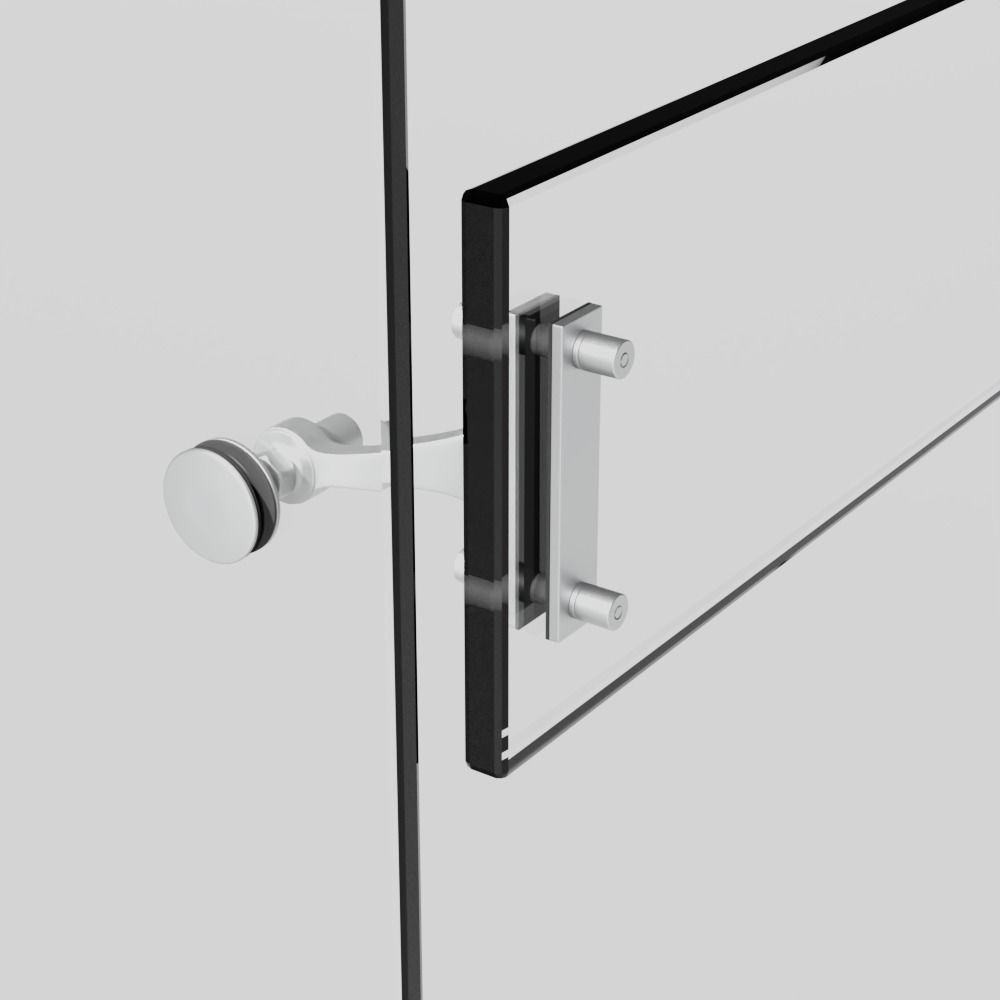 Curtain Wall Spider Fittings Assets for Blender 3D model_4