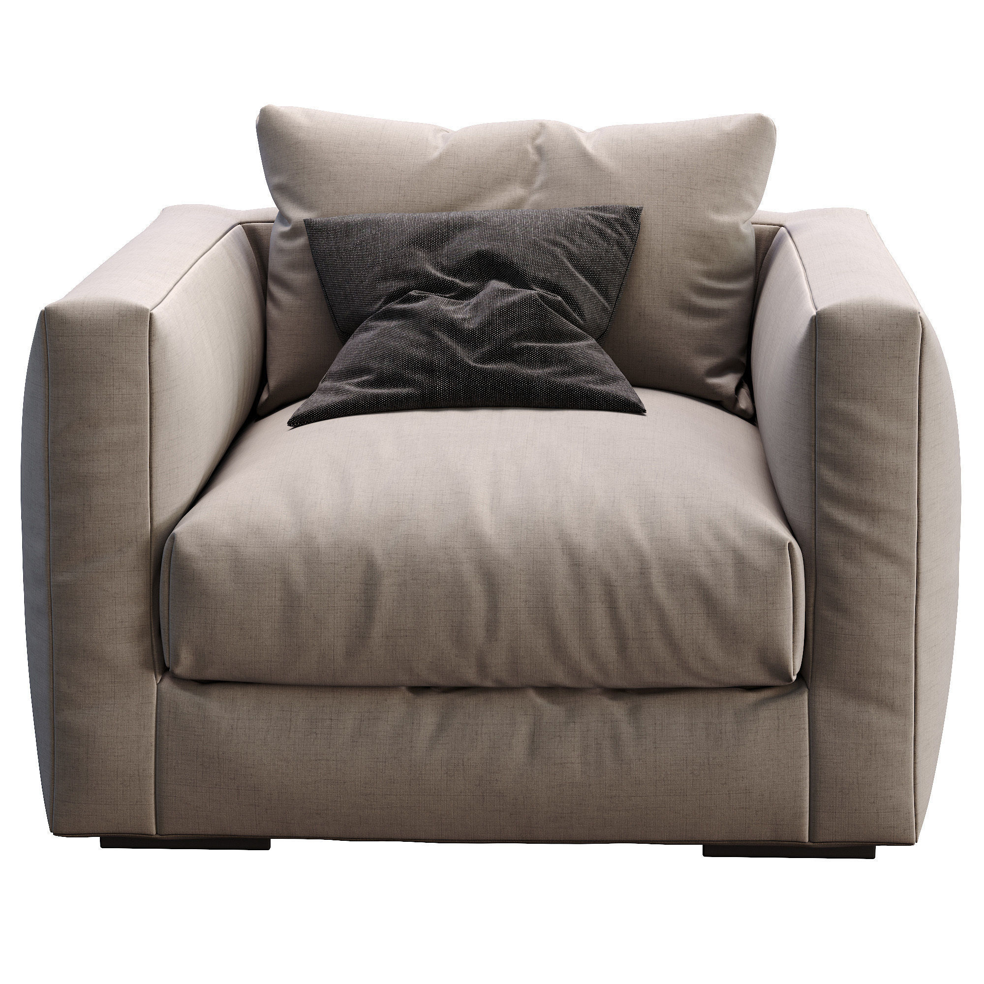 Flexform Armchair Magnum 3D model_1