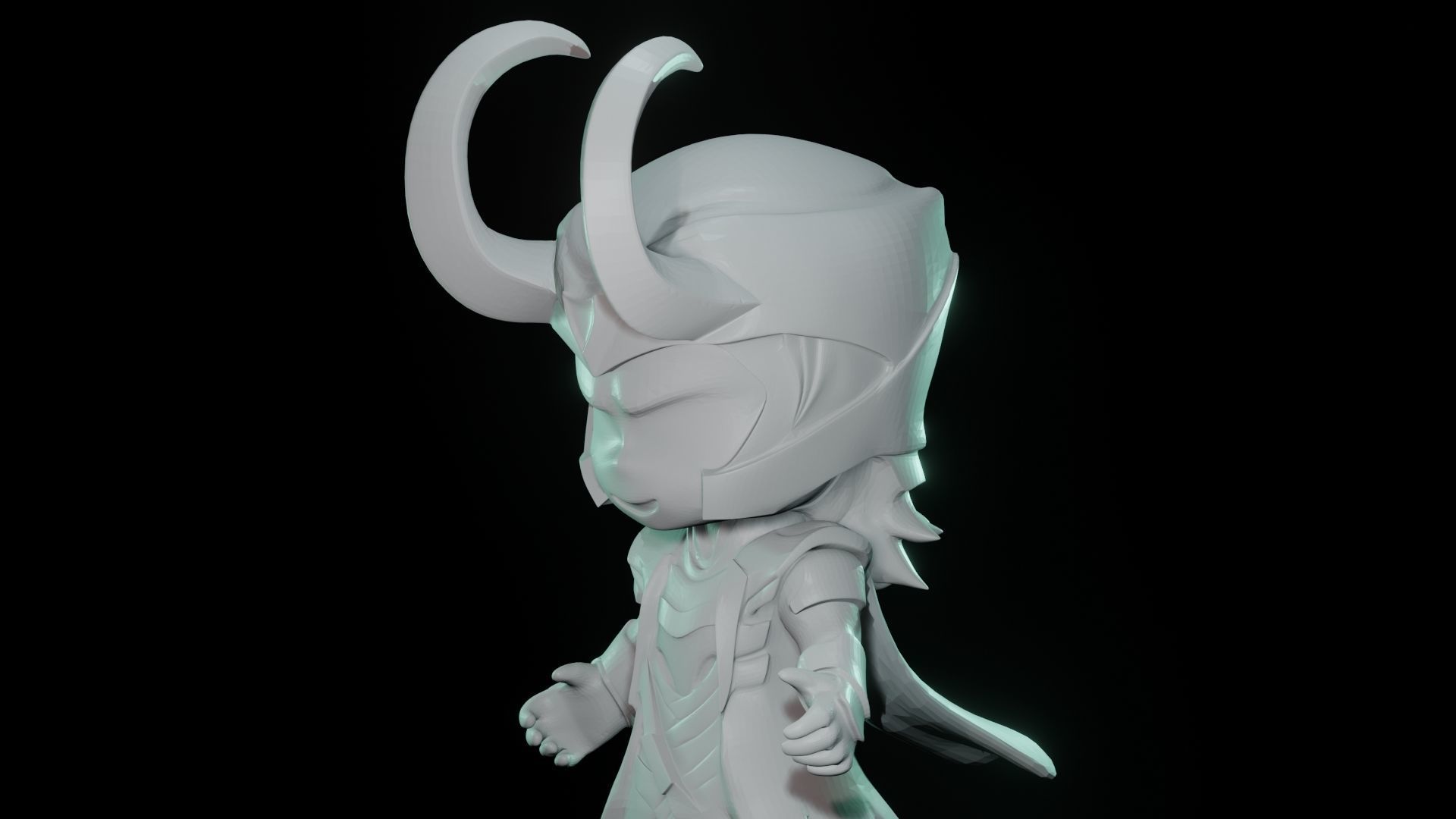 3D printable Loki big head by Reksthemask 3D print model_1