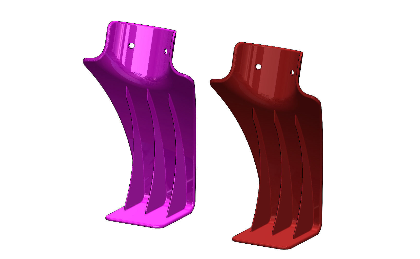 Plastic jewelry display Mannequin bust 3D print model_1