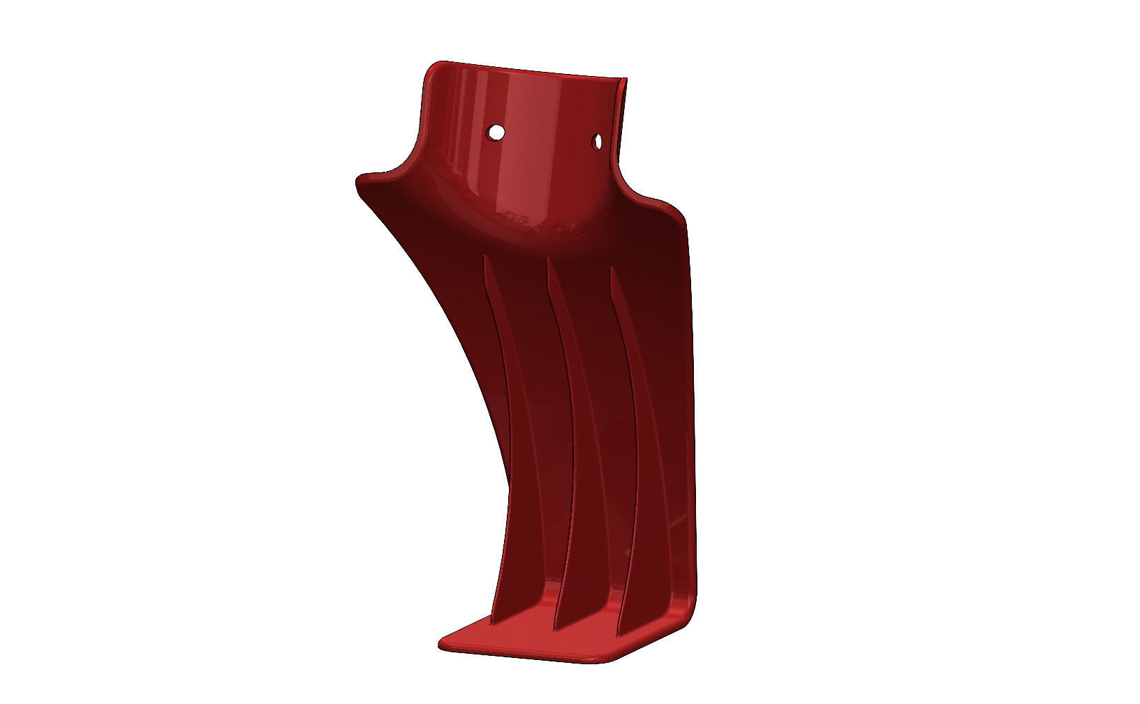 Plastic jewelry display Mannequin bust 3D print model_8