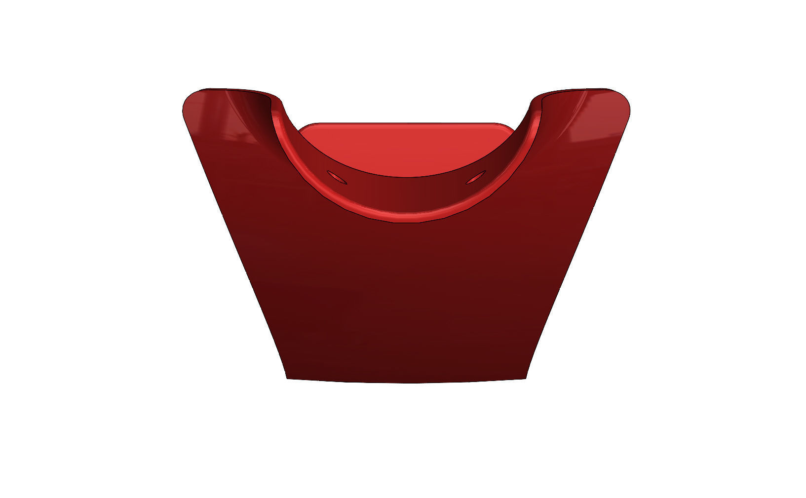 Plastic jewelry display Mannequin bust 3D print model_9