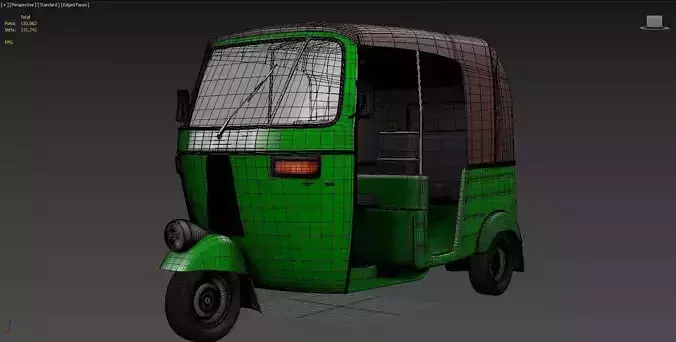 three-wheel tuk tuk