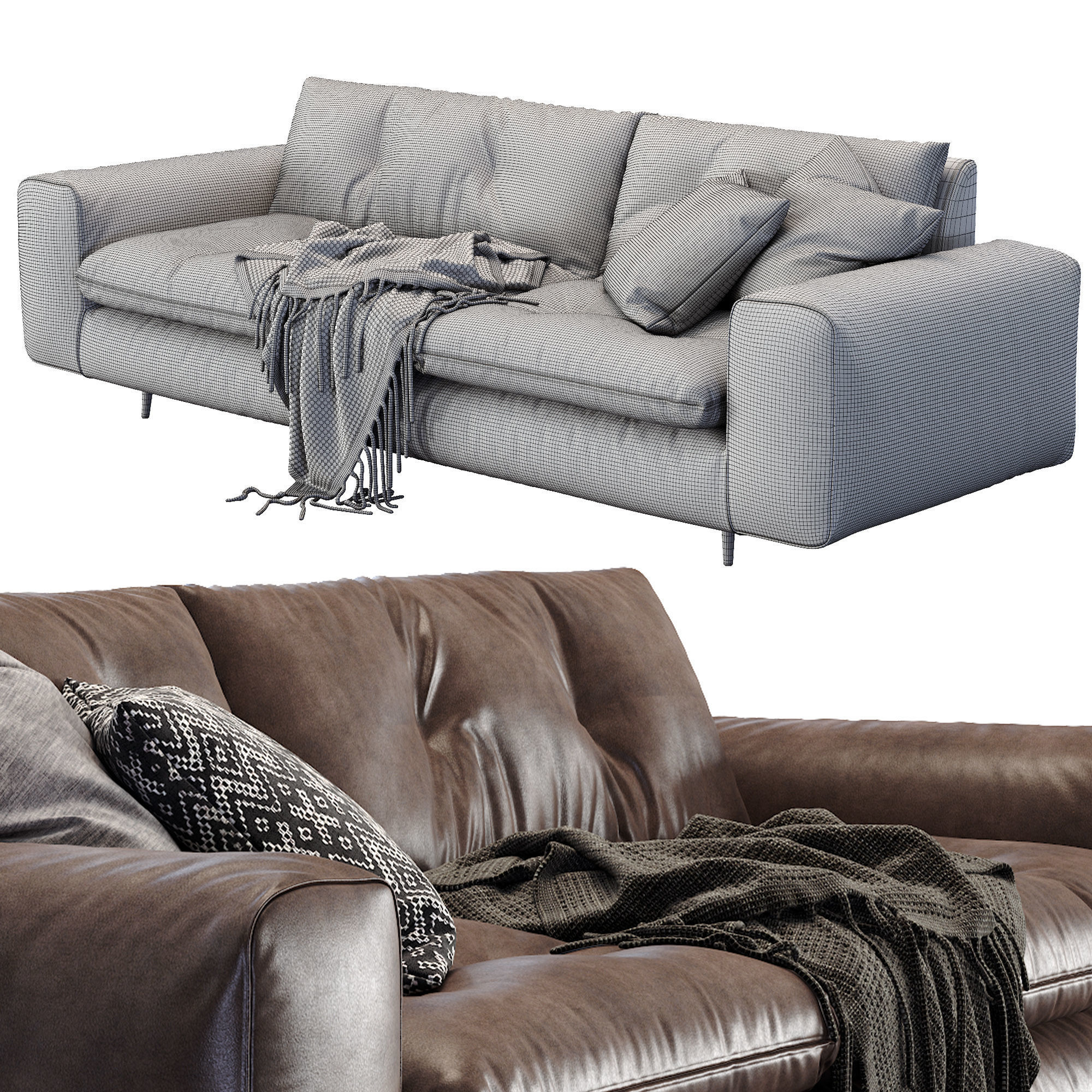 Bonaldo Sofa AVARIT 3D model_3