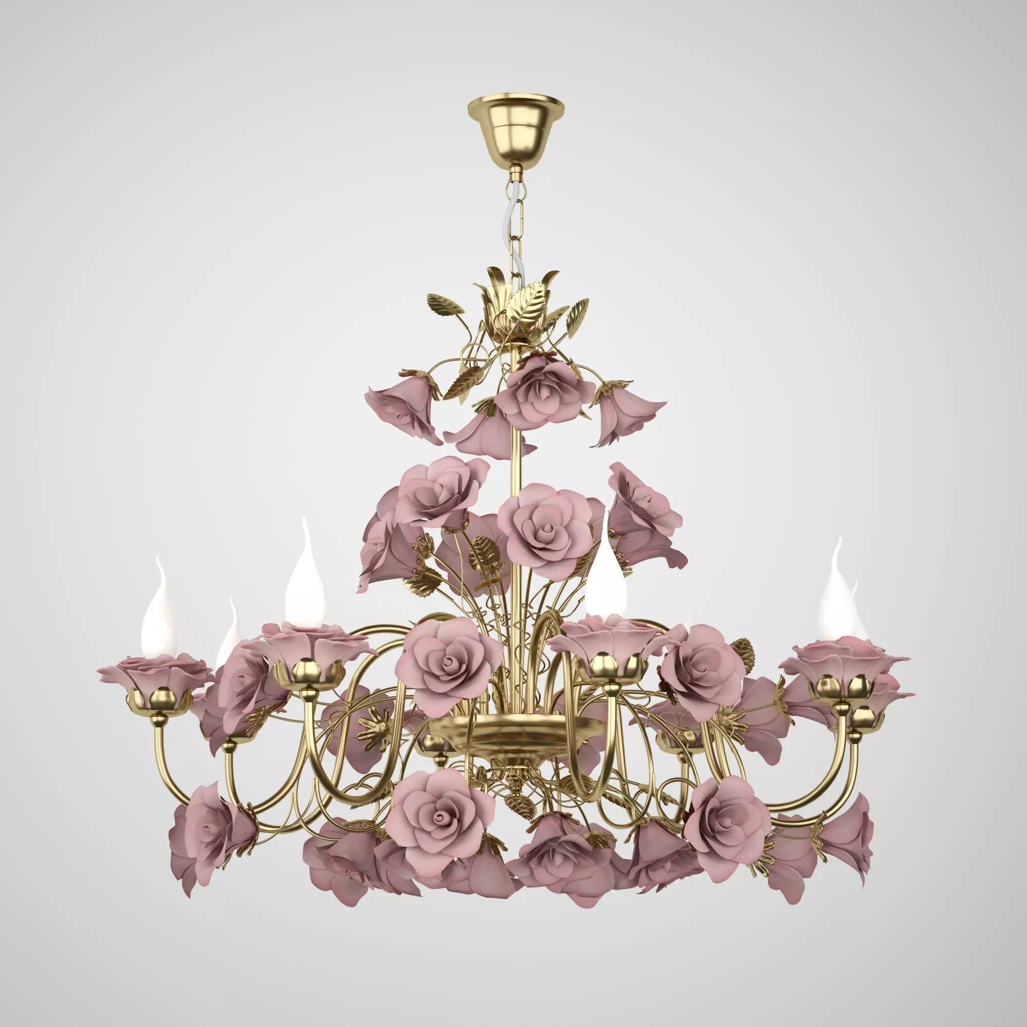 Porcelain Chandelier by Napoleon 3D model_0