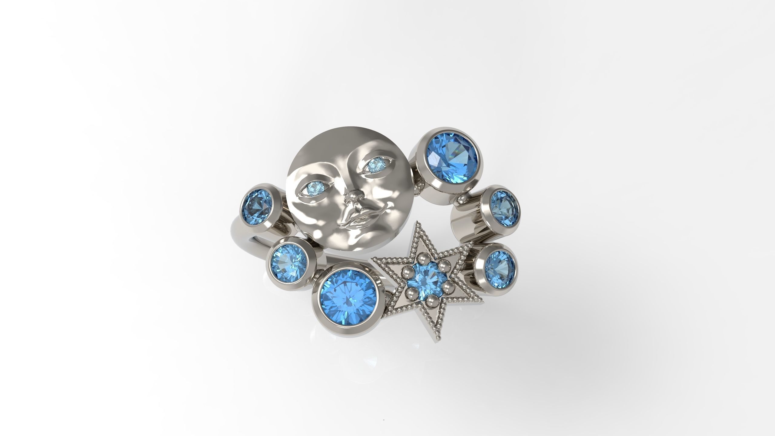 Anthony Lent Sun Ring 3D print model_1