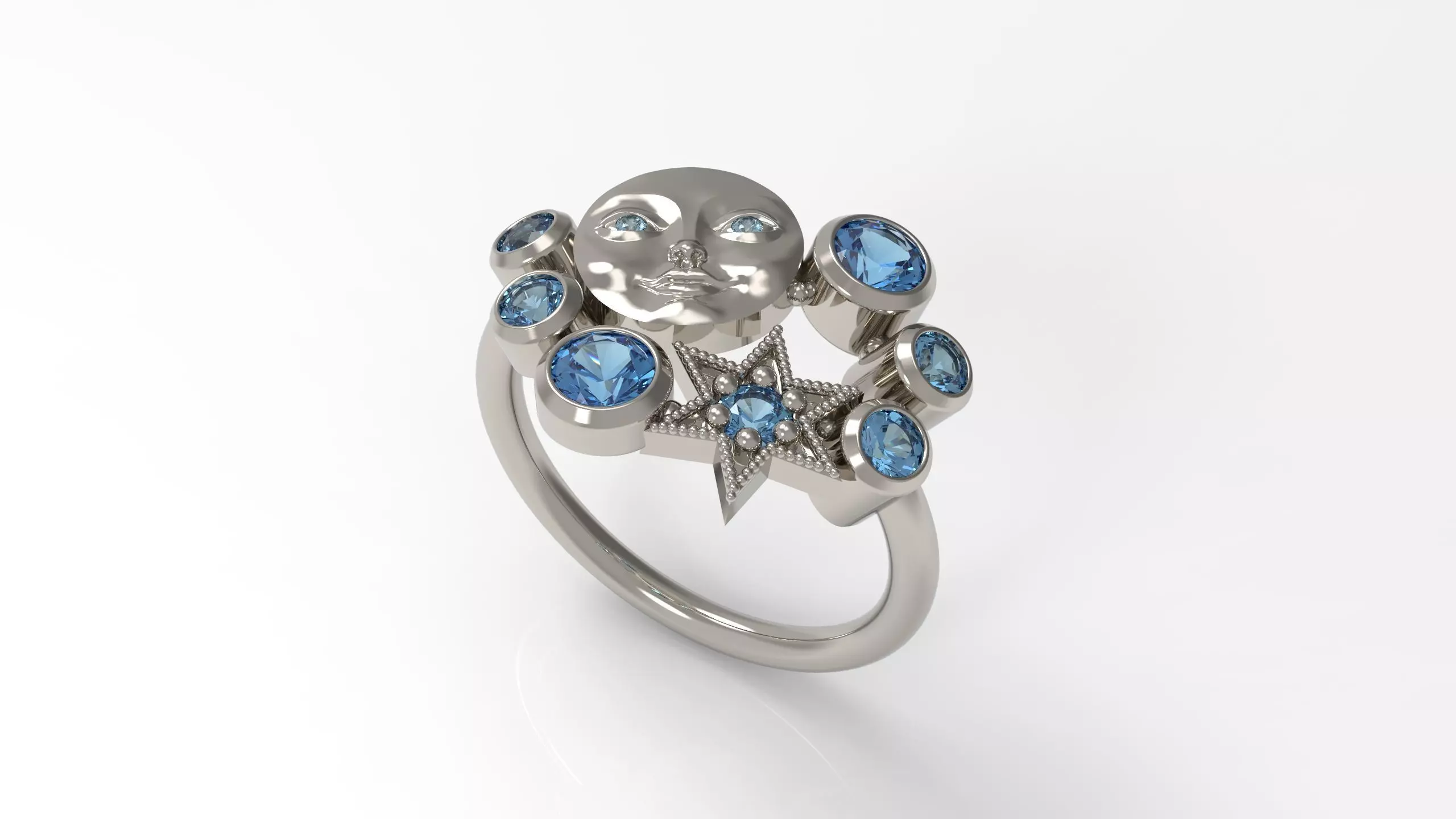 Anthony Lent Sun Ring 3D print model_0