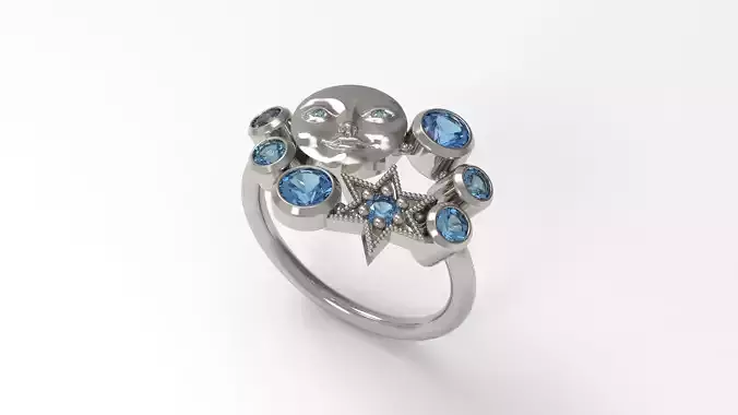 Anthony Lent Sun Ring 3D print model