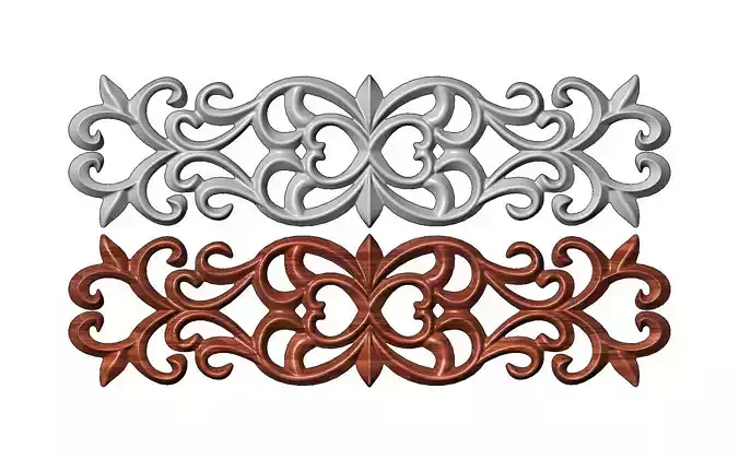 Floral molding  3D print model