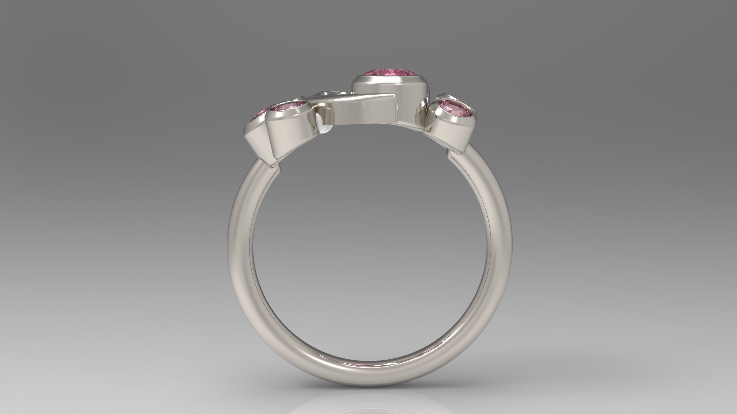 Anthony Lent Moon Ring 3D print model_3