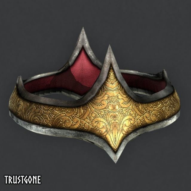 3D model Royal Viking Crown VR / AR / lowpoly CGTrader