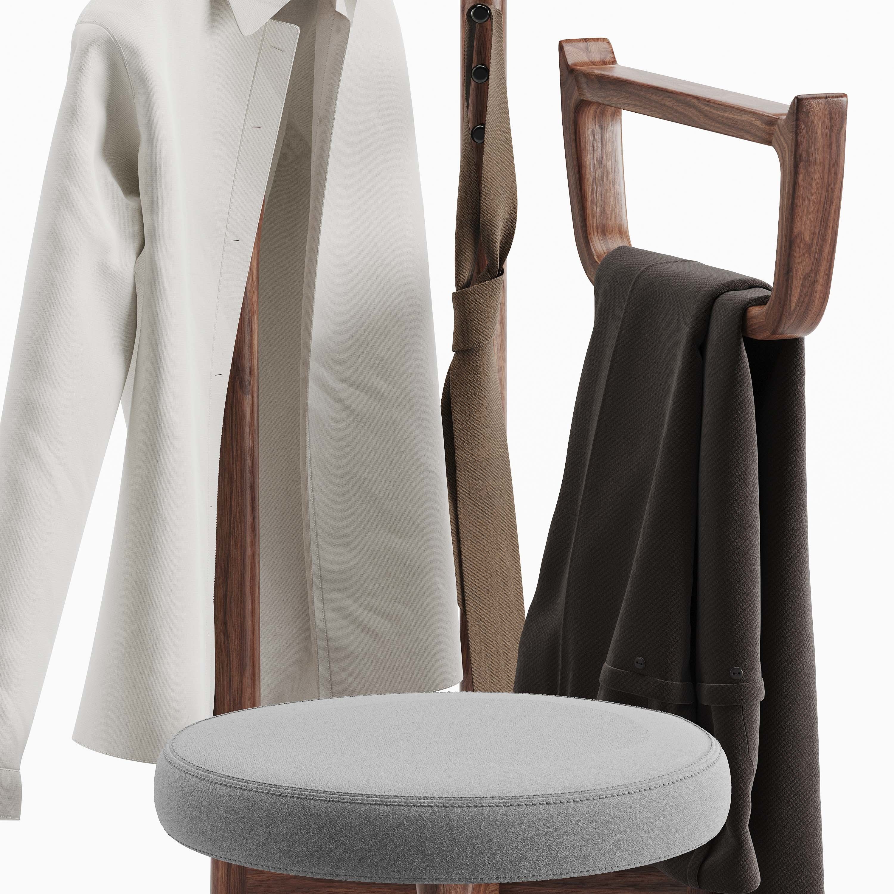 Porada Sam Valet stand 3D model_1