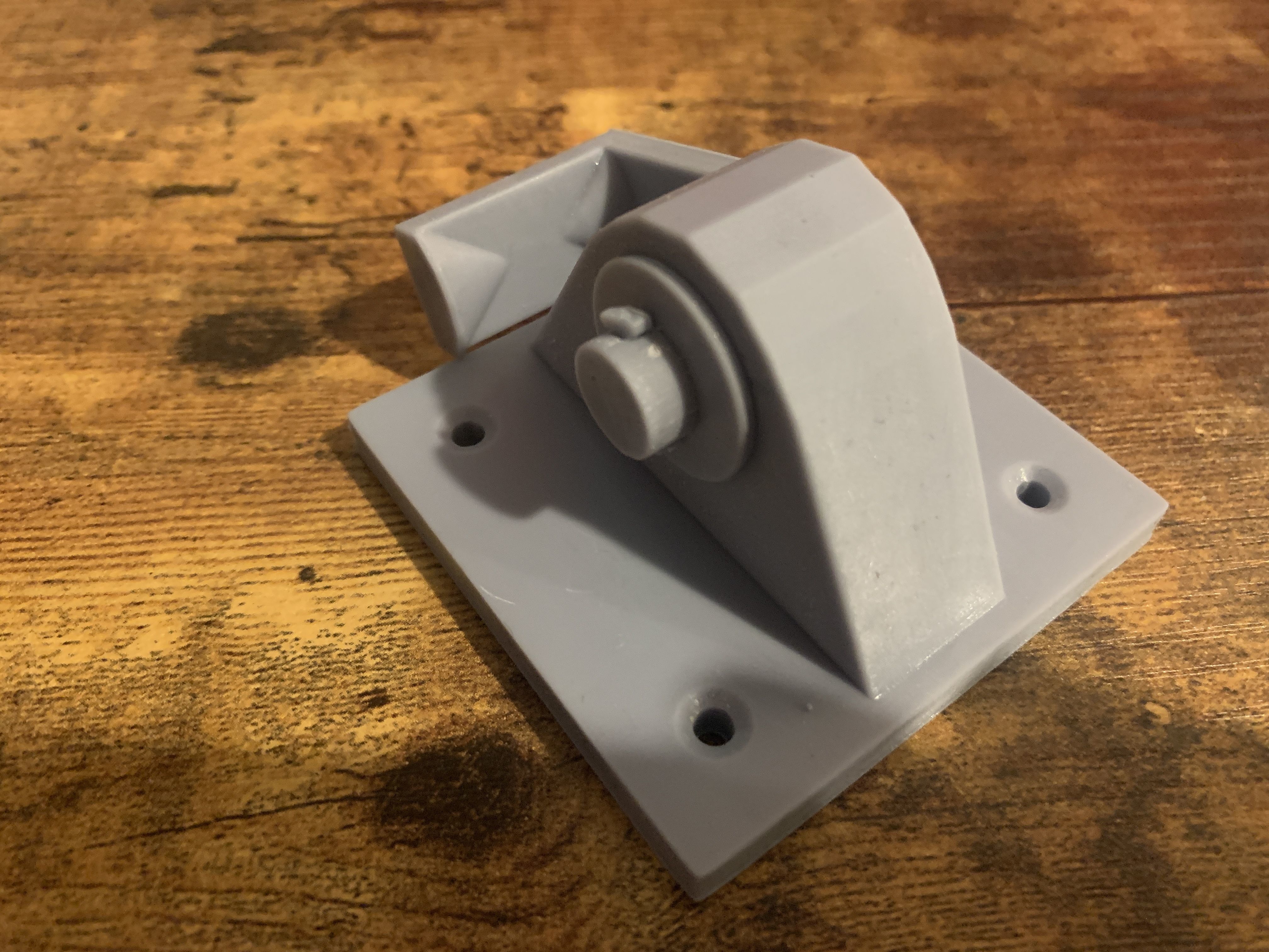 Articulating desk hook no supports 3D print model_1