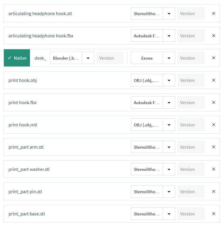 Articulating desk hook no supports 3D print model_7