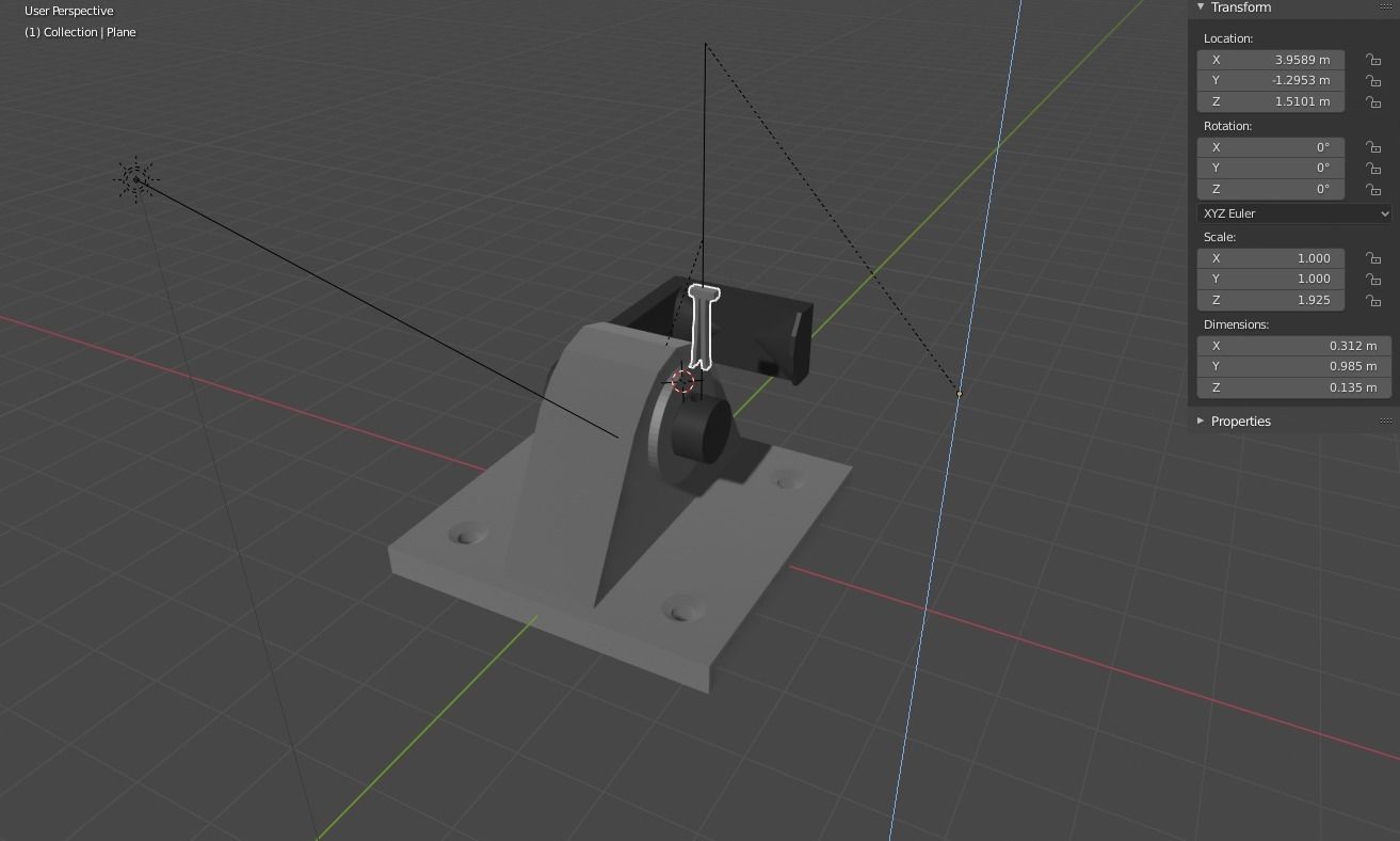 Articulating desk hook no supports 3D print model_6