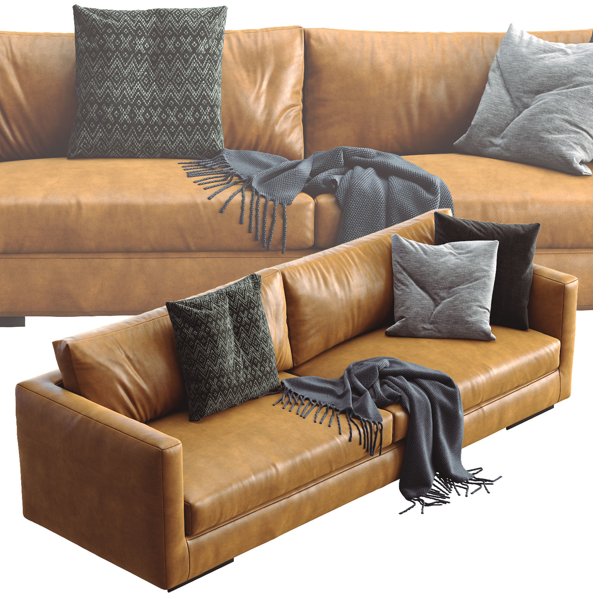 Flexform Sofa MAGNUM 3D model_2
