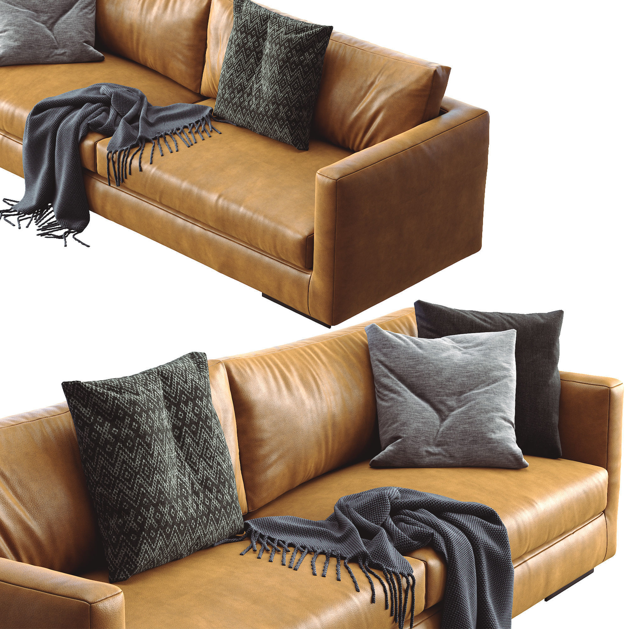 Flexform Sofa MAGNUM 3D model_1