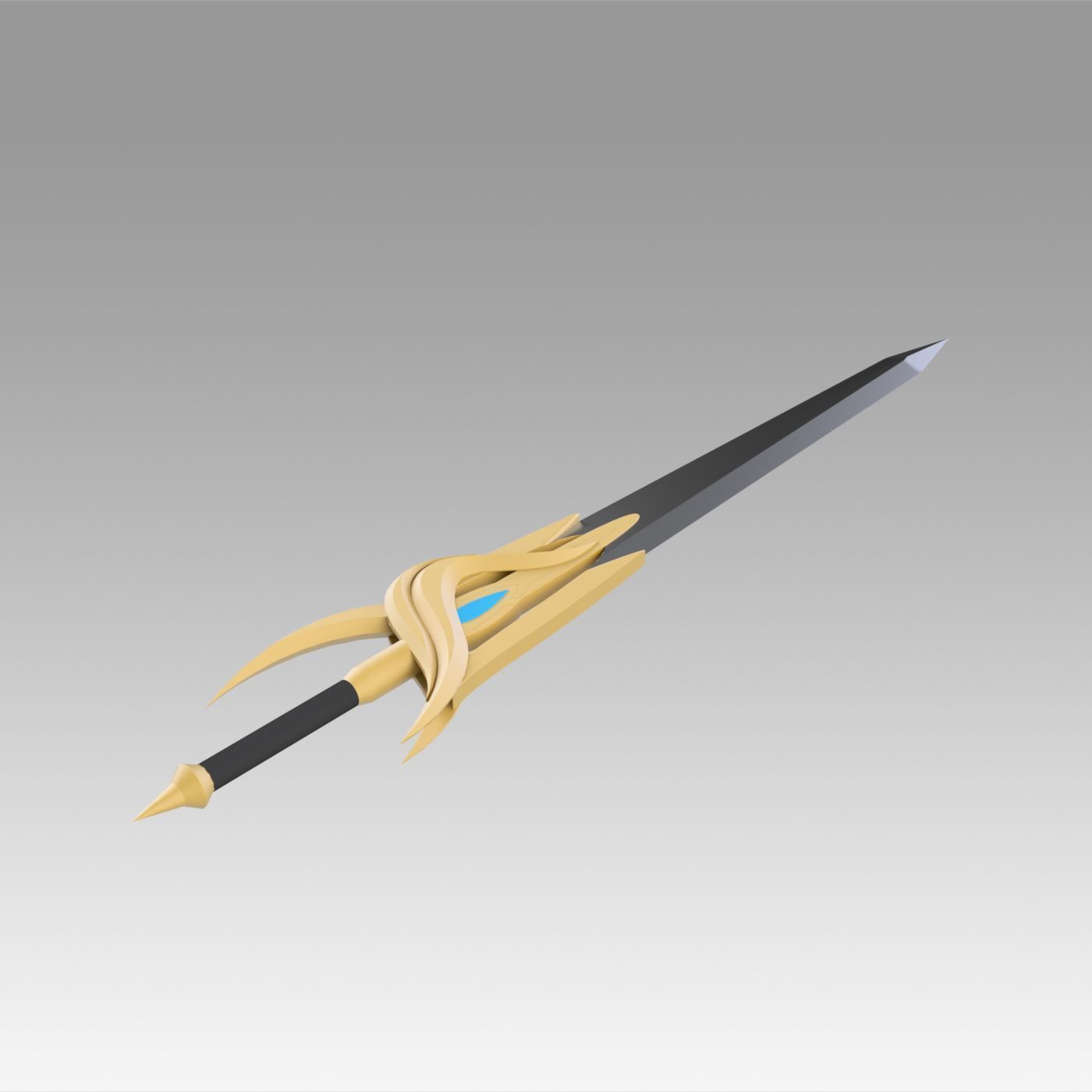 Tales of Graces TOG Richard Sword Cosplay Weapon Prop 3D print model_2
