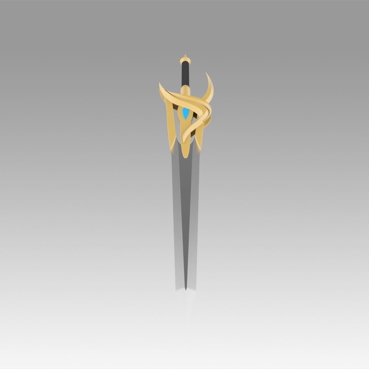 Tales of Graces TOG Richard Sword Cosplay Weapon Prop 3D print model_5
