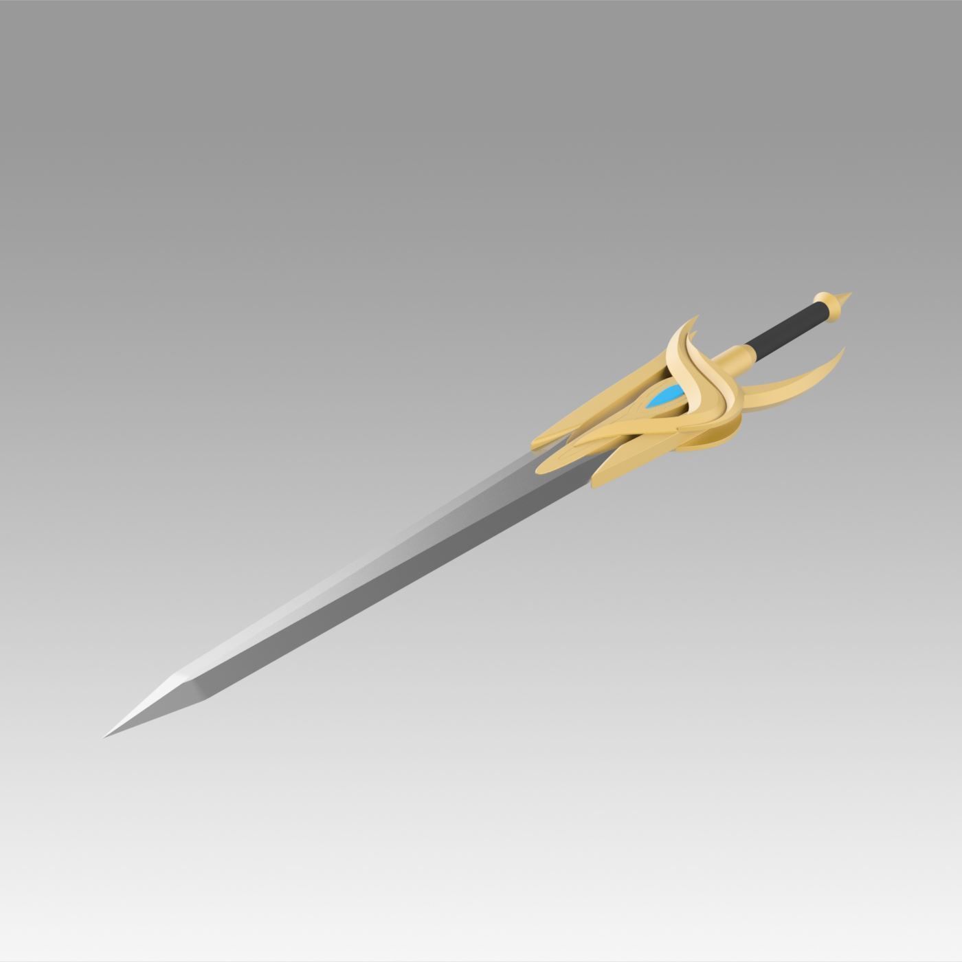 Tales of Graces TOG Richard Sword Cosplay Weapon Prop 3D print model_6