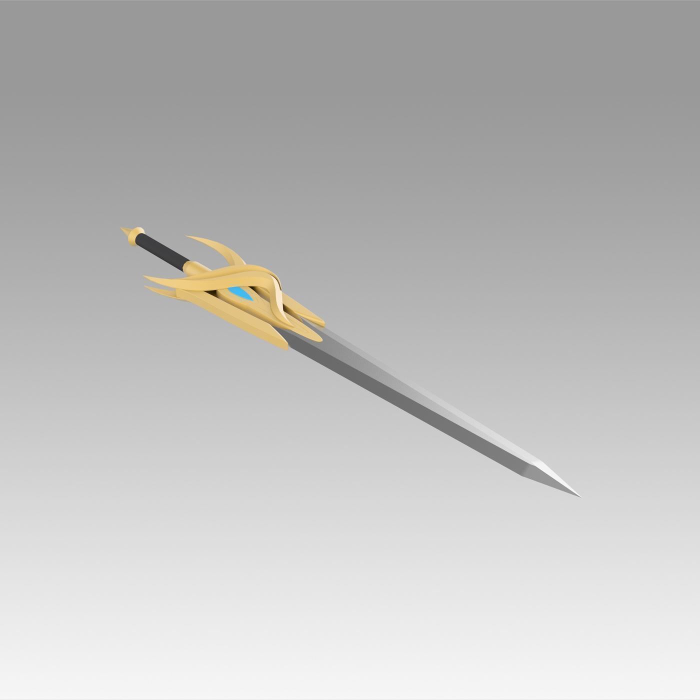 Tales of Graces TOG Richard Sword Cosplay Weapon Prop 3D print model_4