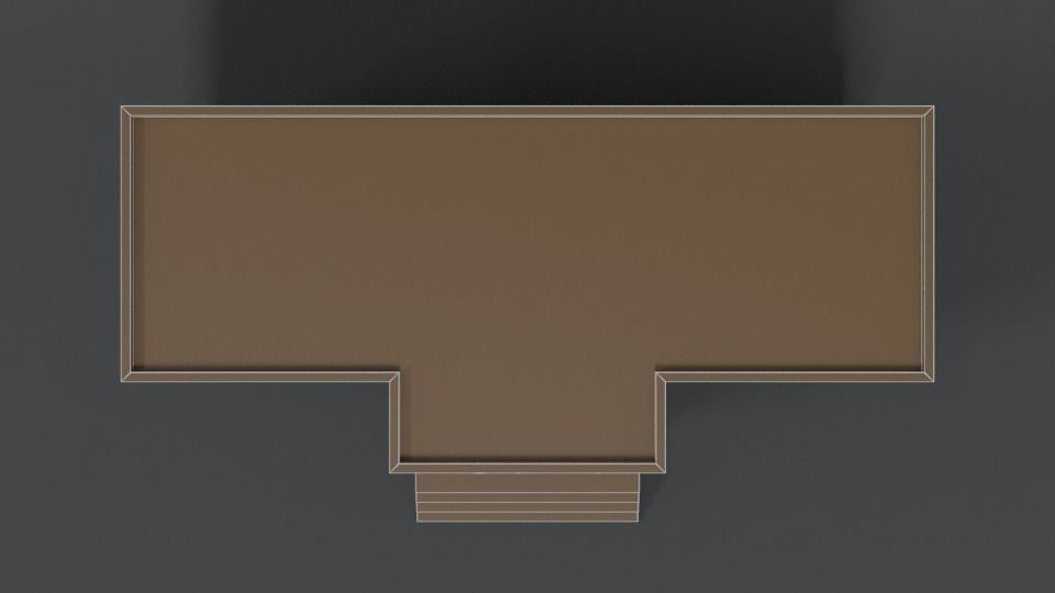 Low Poly Cartoon School Low-poly 3D model_17