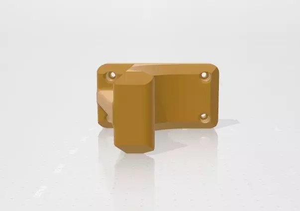 Skateboard Longboard mount Wall holder for up to 105 mm wheels 3D print model