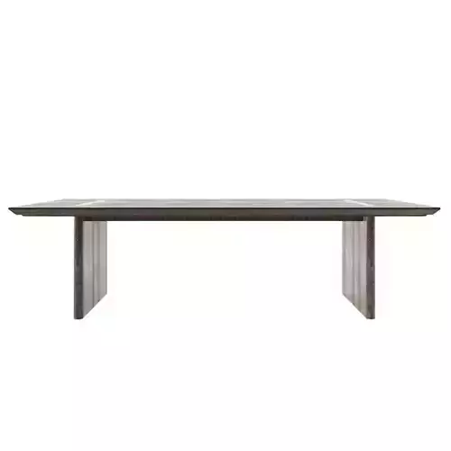 RH BALMAIN OAK RECTANGULAR EXTENSION DINING TABLE