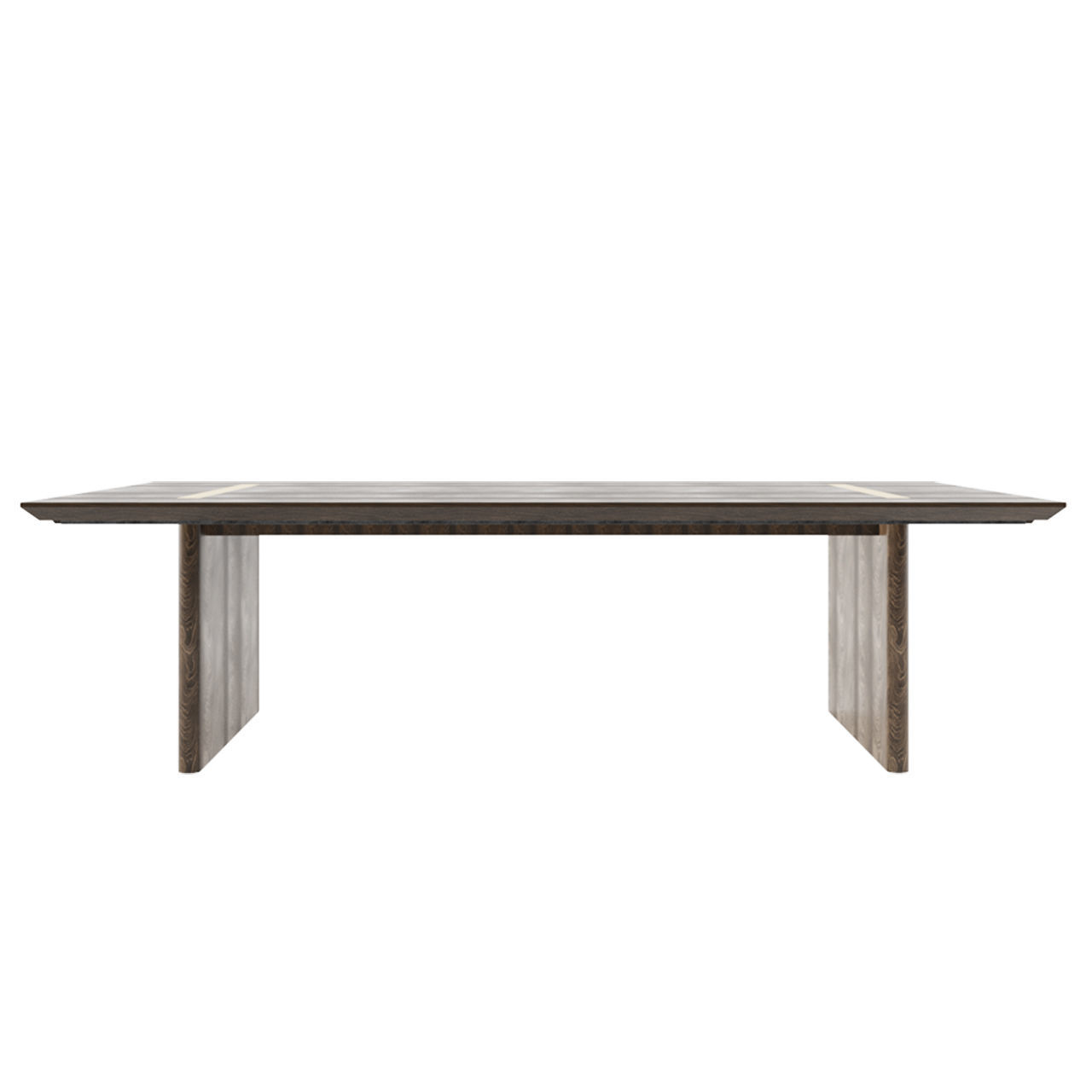 RH BALMAIN OAK RECTANGULAR EXTENSION DINING TABLE 3D model CGTrader
