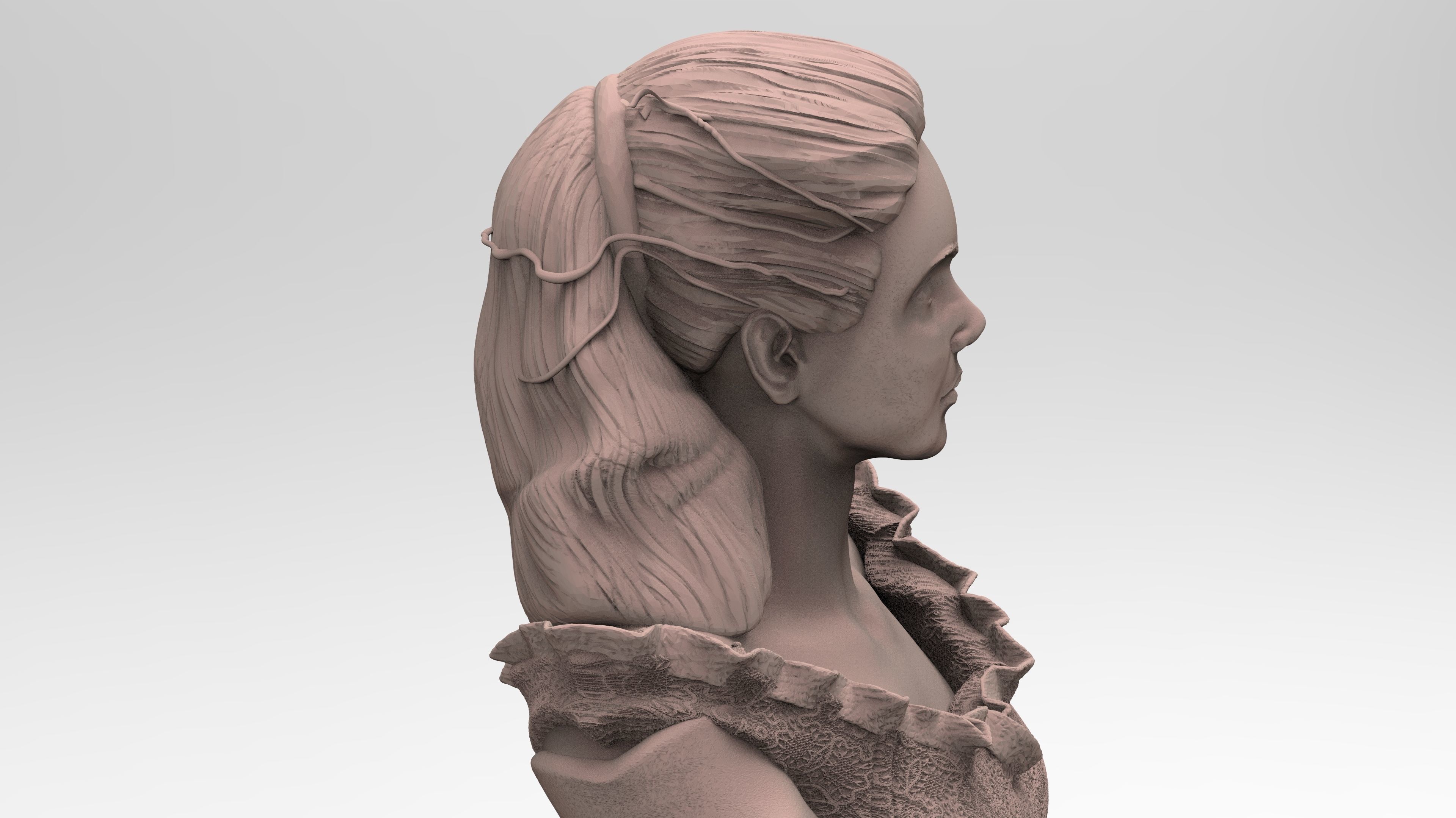 Sculpture of Sarah From Labyrinth 3D print model_26