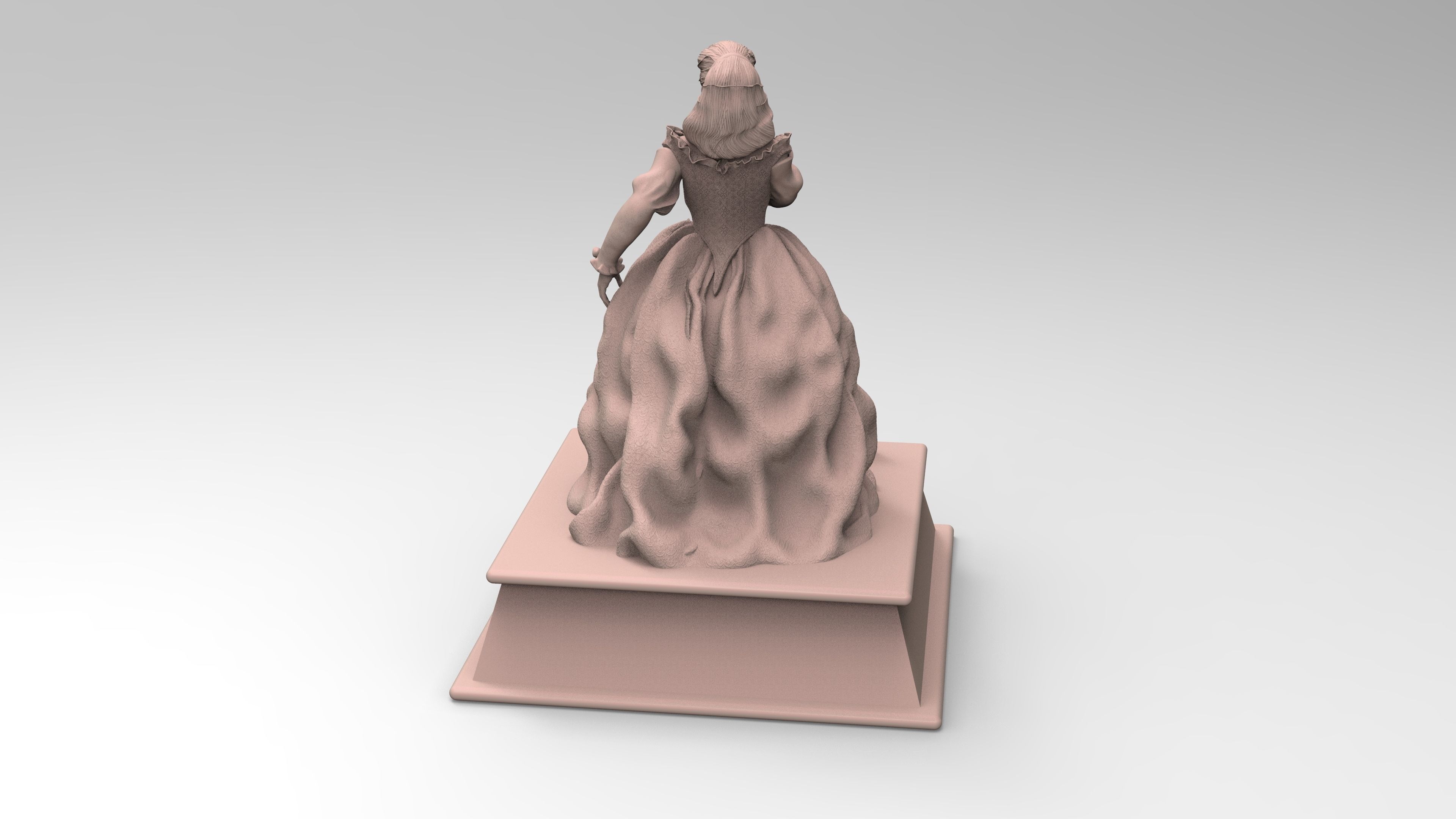 Sculpture of Sarah From Labyrinth 3D print model_6