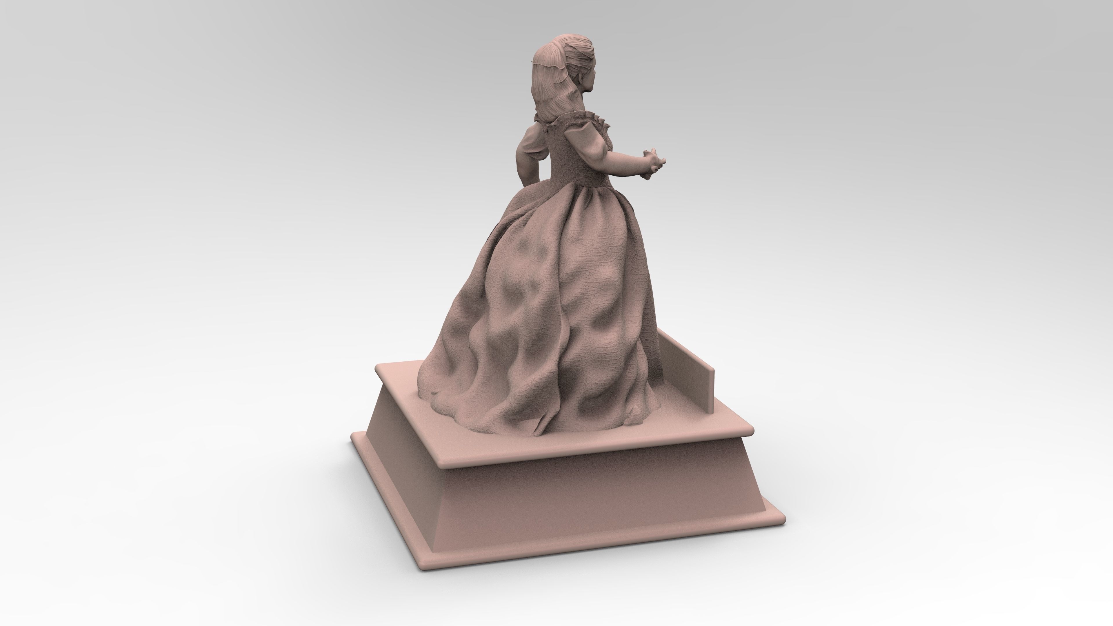 Sculpture of Sarah From Labyrinth 3D print model_4