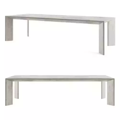 RH ARLES RECTANGULAR DINING TABLE