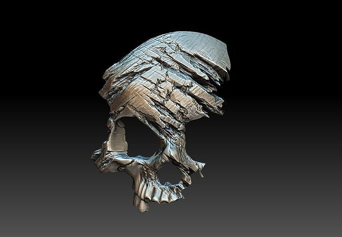 Skull Pendant 3D print model 3D print model